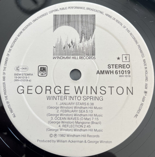 George Winston : Winter Into Spring (LP, Album)