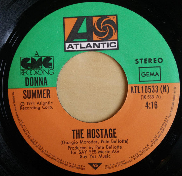 Donna Summer : The Hostage (7", Single)