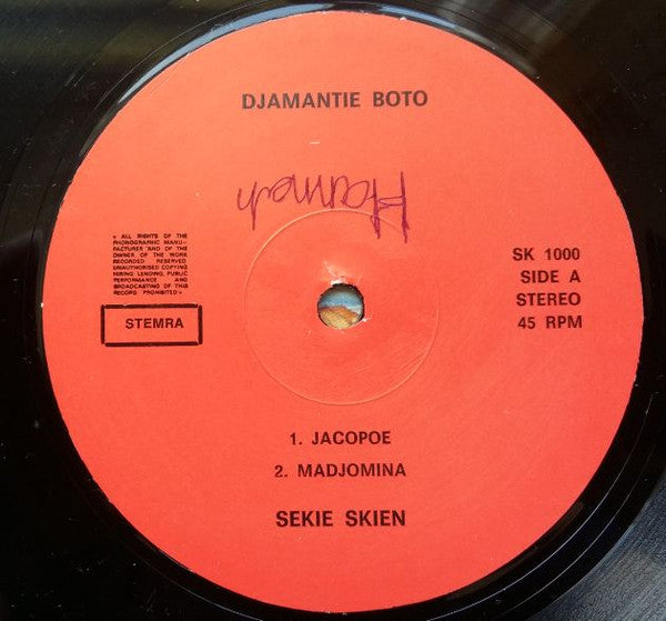 Sekie Skien : Jacopoe (12")