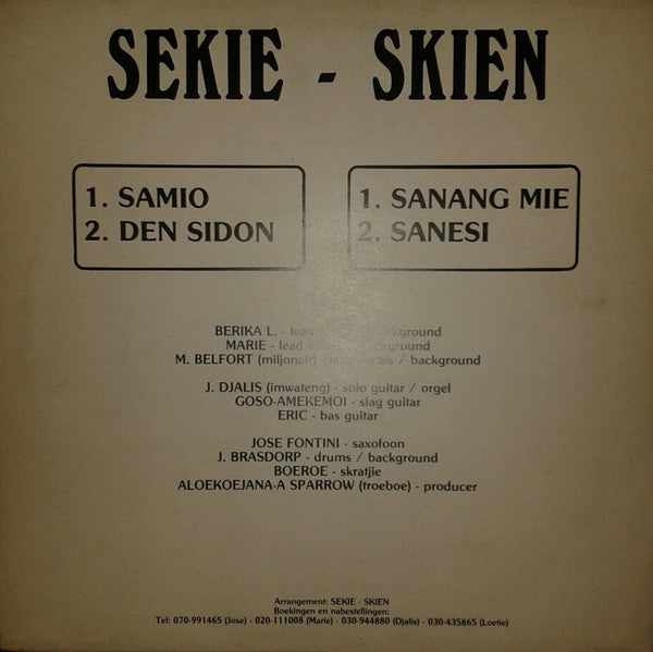 Sekie Skien : Sekisie Masinie (12")
