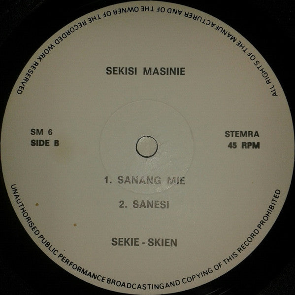 Sekie Skien : Sekisie Masinie (12")