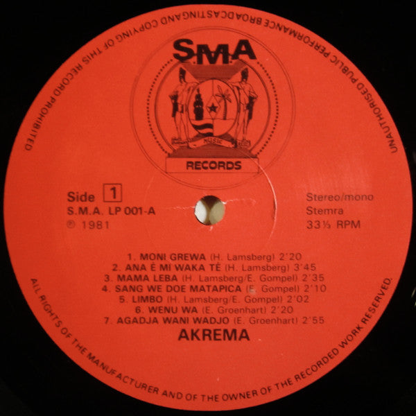 Akrema : Akrema (LP, Album)