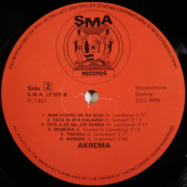 Akrema : Akrema (LP, Album)