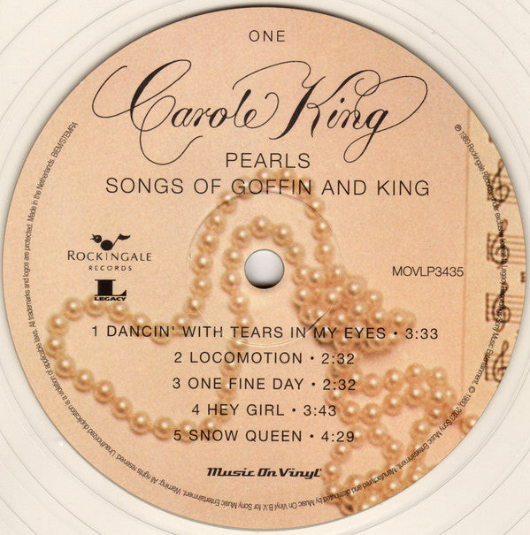 Carole King : Pearls (Songs Of Goffin And King) (LP, Album, Ltd, Num, RE, RP, Cry)