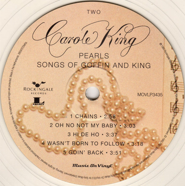 Carole King : Pearls (Songs Of Goffin And King) (LP, Album, Ltd, Num, RE, RP, Cry)