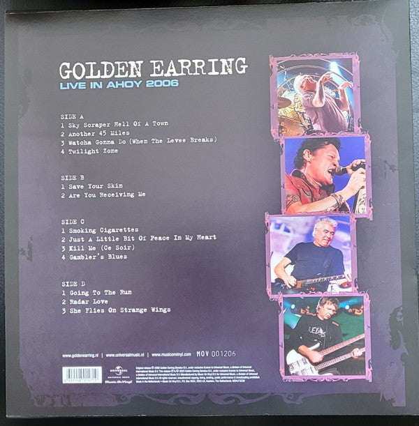 Golden Earring : Live In Ahoy 2006 (2xLP, Album, Ltd, Gol)