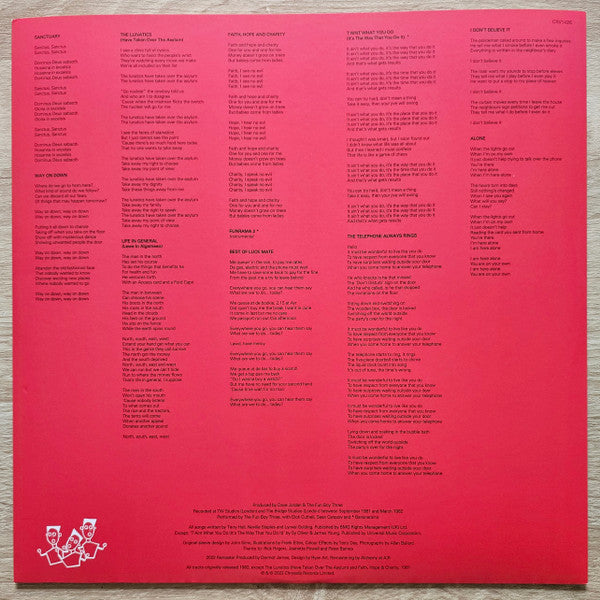 Fun Boy Three : The Fun Boy Three (LP, Album, RE, RM, Red)