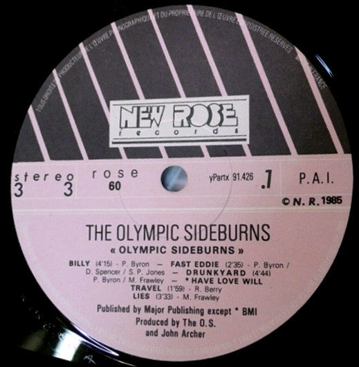 Olympic Sideburns : The Olympic Sideburns (LP, Album, Ltd + 12", EP)