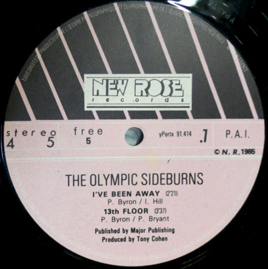 Olympic Sideburns : The Olympic Sideburns (LP, Album, Ltd + 12", EP)