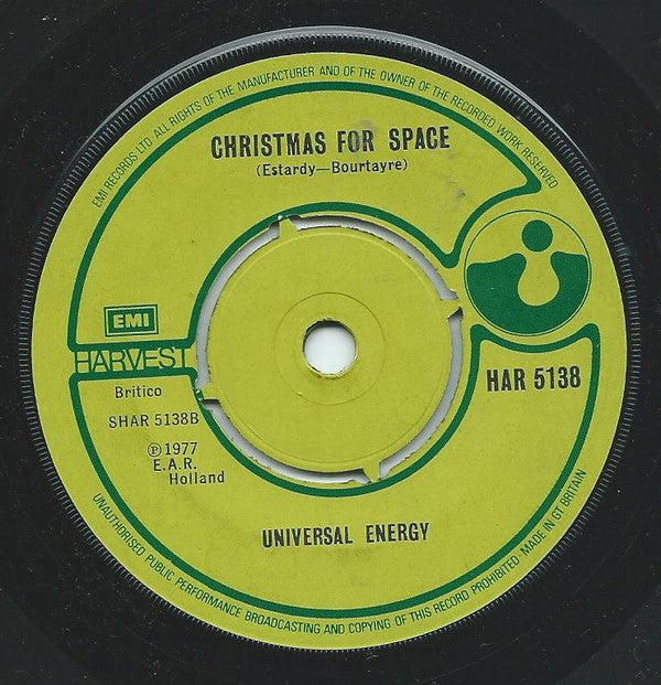 Universal Energy : Universal Energy (7", Single)