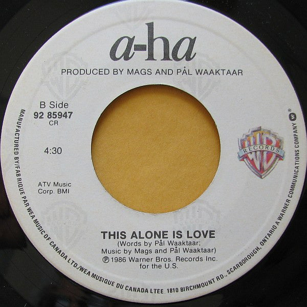 a-ha : I've Been Losing You (7", Single)