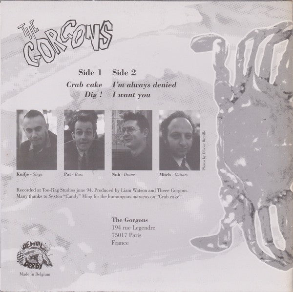 The Gorgons : Crab Cake (7")