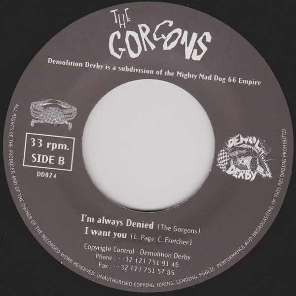 The Gorgons : Crab Cake (7")