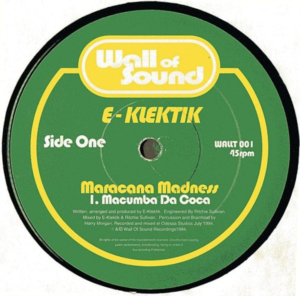 E-Klektik : Maracana Madness (12")