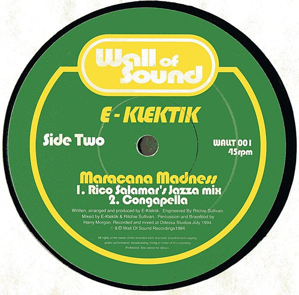 E-Klektik : Maracana Madness (12")