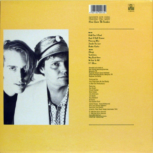 Green On Red : Here Come The Snakes (LP, Album, Ltd, Gre)