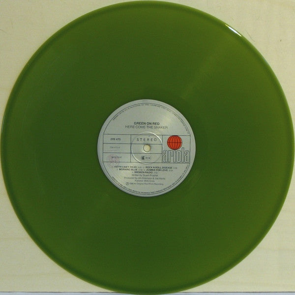 Green On Red : Here Come The Snakes (LP, Album, Ltd, Gre)