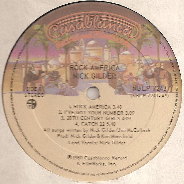 Nick Gilder : Rock America (LP, Album)