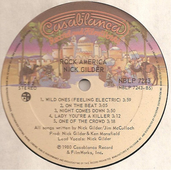 Nick Gilder : Rock America (LP, Album)