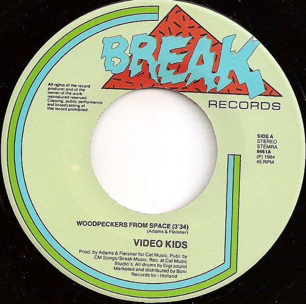 Video Kids : Woodpeckers From Space (7", Single)