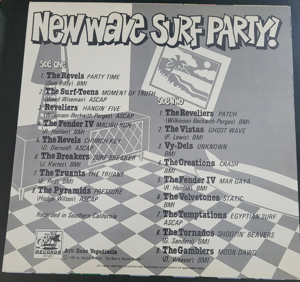 Various : New Wave Surf Party! (LP, Comp)