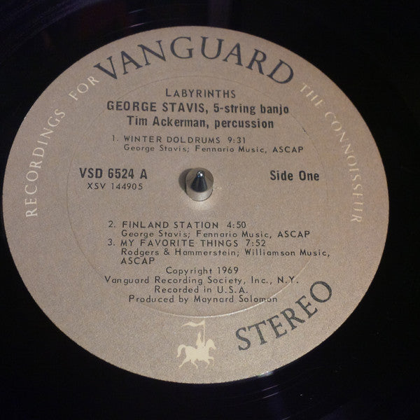 George Stavis : Labyrinths (LP)