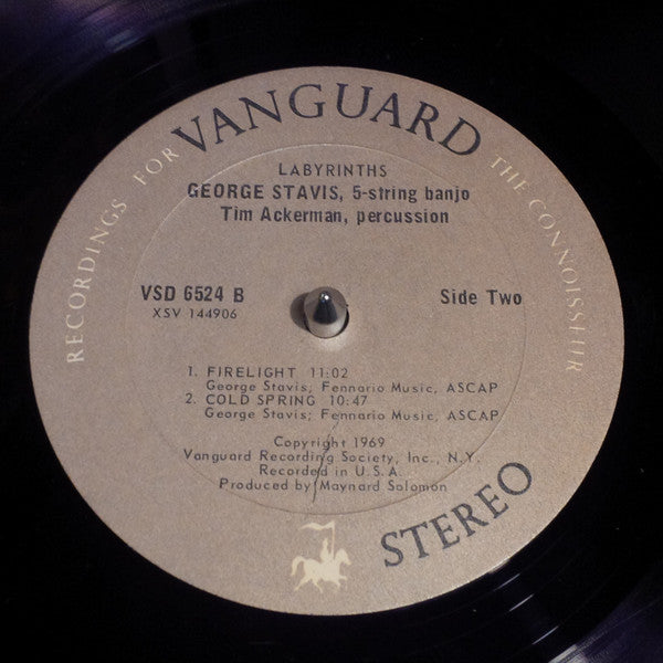 George Stavis : Labyrinths (LP)