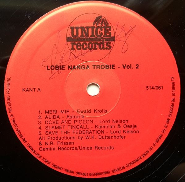 Various : Lobie Nanga Trobie Vol 2 (LP, Comp)