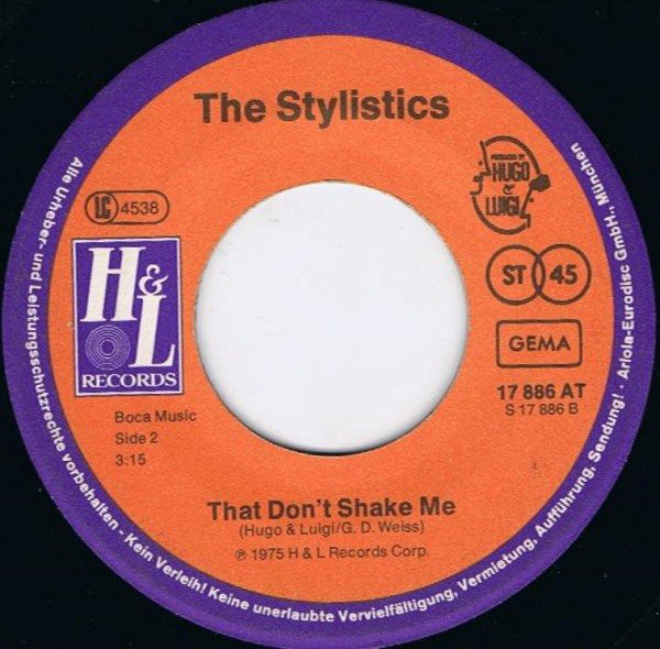 The Stylistics : $7000 And You (7", Single)