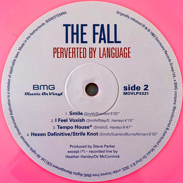 The Fall : Perverted By Language (LP, Album, Ltd, Num, RE, Pin)