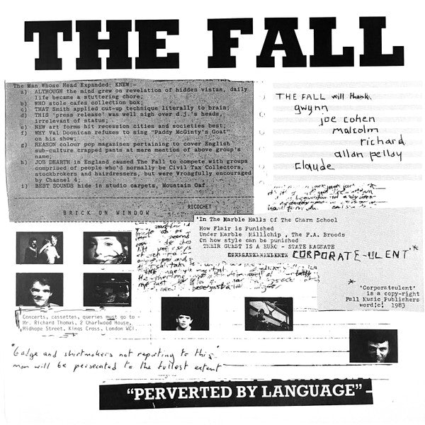 The Fall : Perverted By Language (LP, Album, Ltd, Num, RE, Pin)