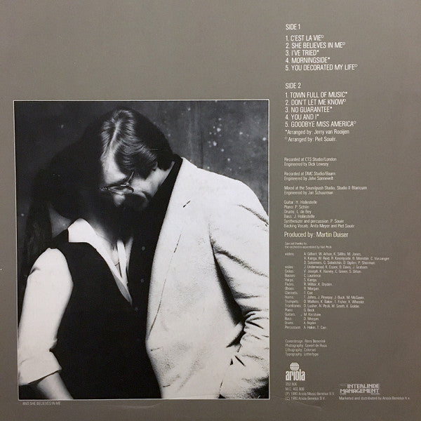 Lee Towers : Sincerelee (LP, Album)
