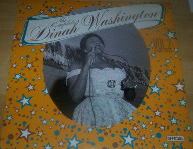 Dinah Washington : The Complete Dinah Washington Vol. 2 1946-1947 (LP, Comp)