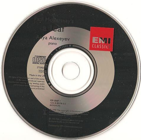 Anya Alexeyev : Paul McCartney's A Leaf (CD, Single)