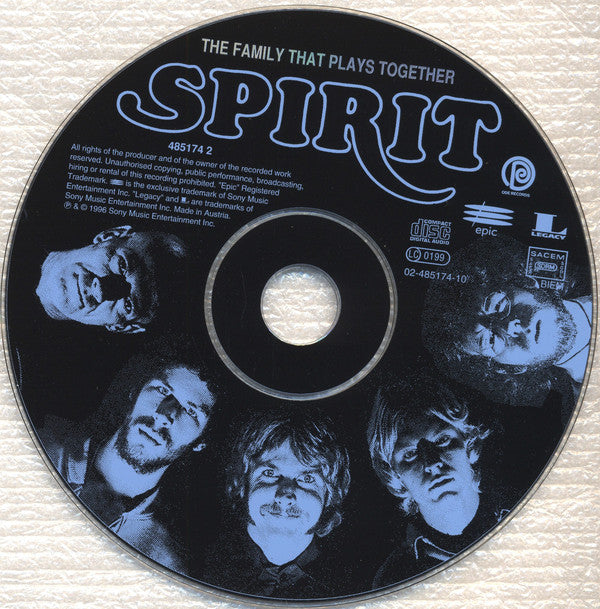 Spirit (8) : The Family That Plays Together (CD, Album, RE, RM)
