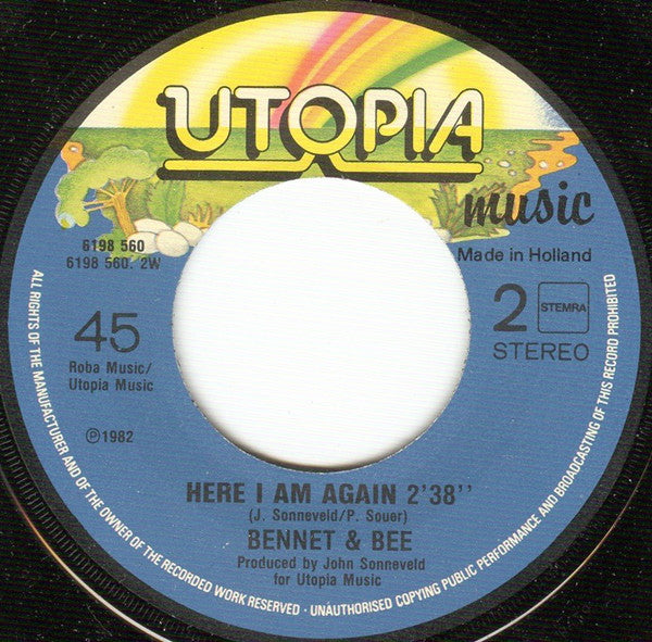 Bennet & Bee : Take It Or Leave It (7", Single)