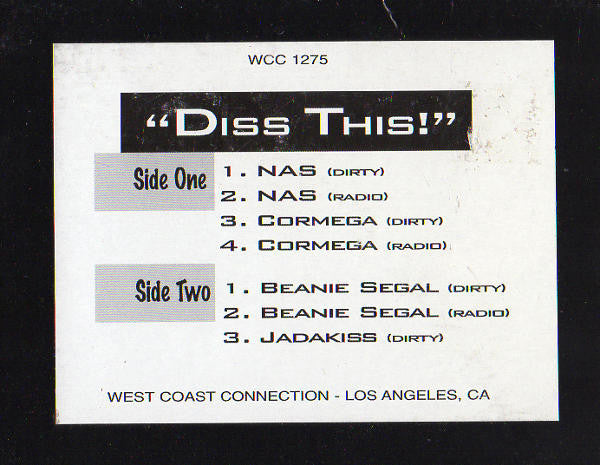 Nas / Cormega / Beanie Sigel / Jadakiss : Diss This (12", Single, Unofficial)