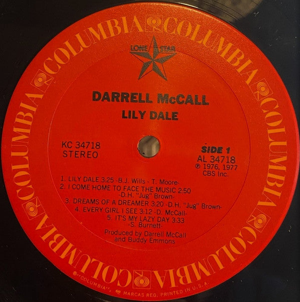 Darrell McCall : Lily Dale (LP, Album)