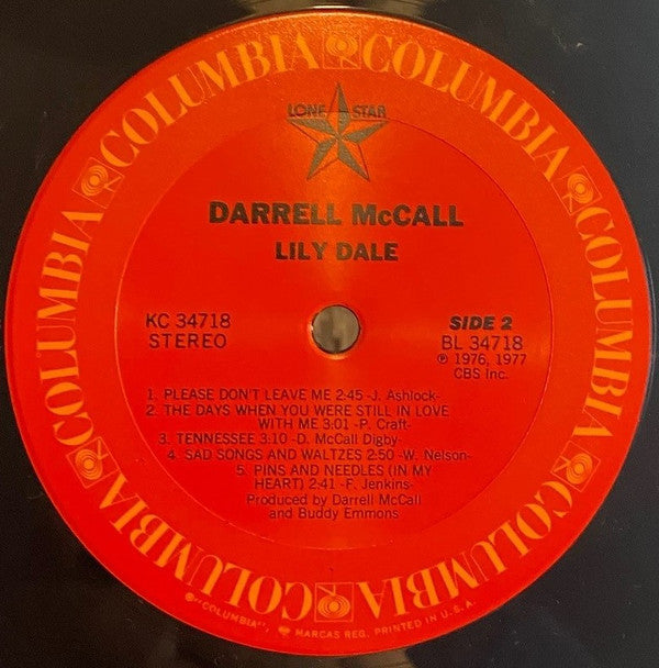 Darrell McCall : Lily Dale (LP, Album)
