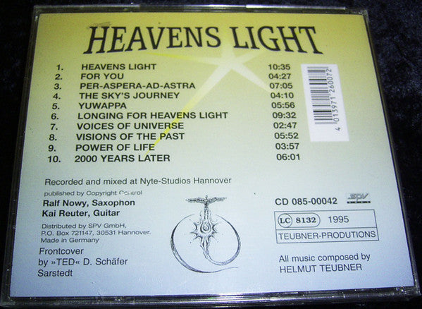 Helmut Teubner : Heavens Light (CD, Album, RE)
