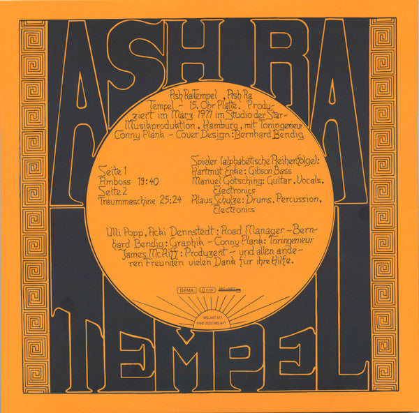 Ash Ra Tempel : Ash Ra Tempel (LP, Album, Ltd, RE, Tra)