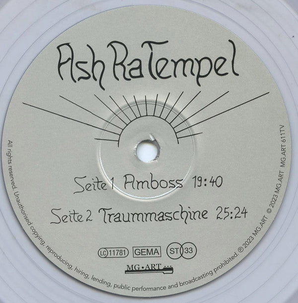 Ash Ra Tempel : Ash Ra Tempel (LP, Album, Ltd, RE, Tra)