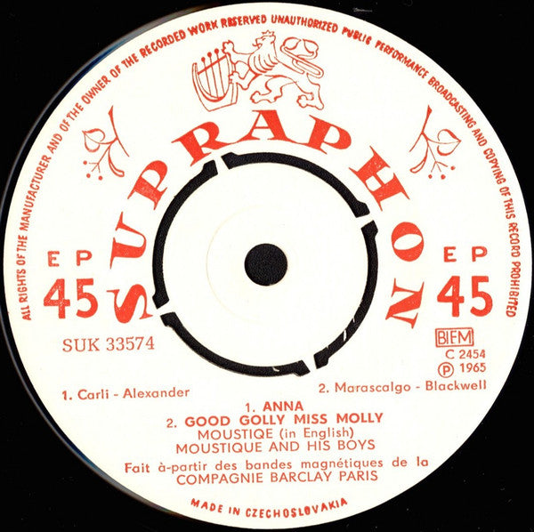 Moustique (3) : Je Suis Comme Ça (My Way) (7", EP, Mono)