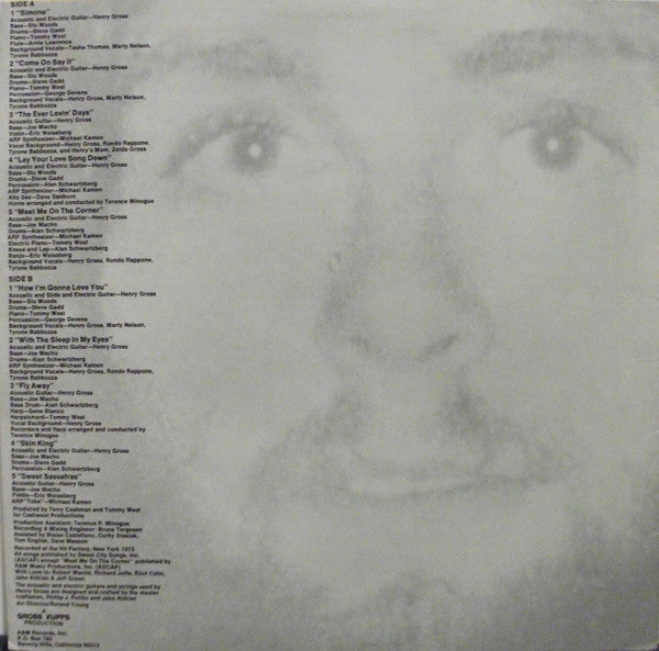 Henry Gross : Henry Gross (LP, Album)