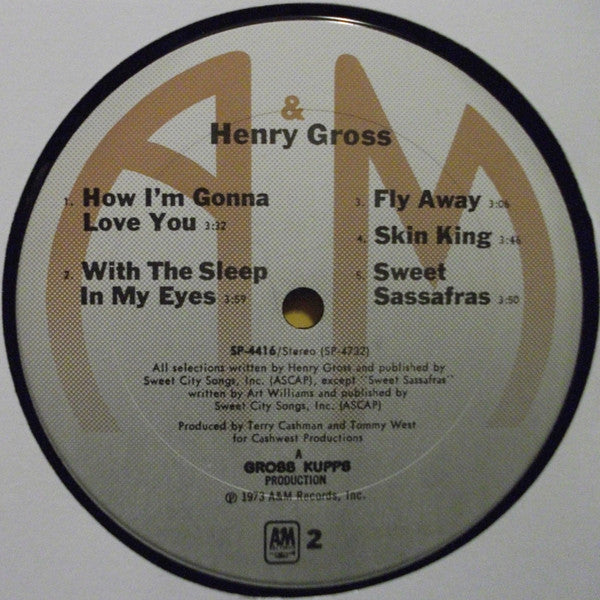 Henry Gross : Henry Gross (LP, Album)