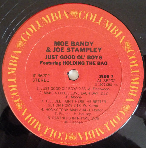 Moe Bandy & Joe Stampley : Just Good Ol' Boys (LP, Album)