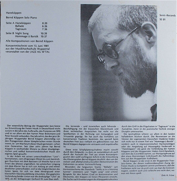 Bernd Köppen : Haneköppen (LP, Album)