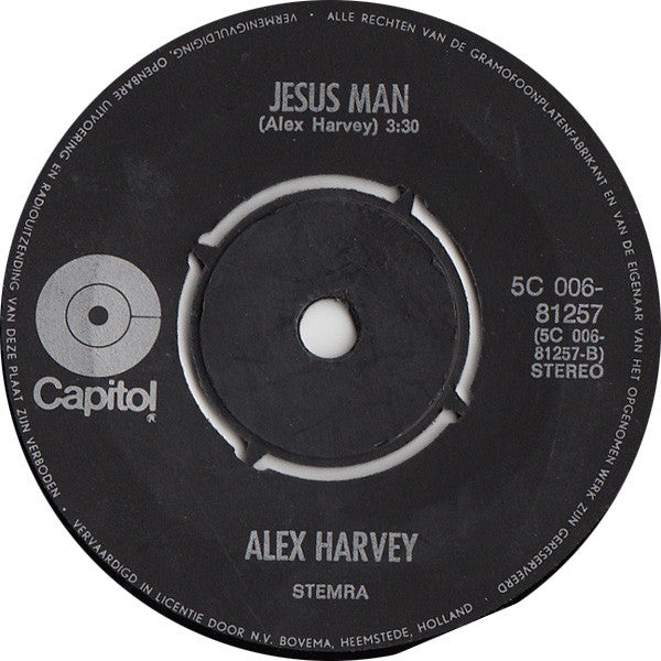 Alex Harvey (2) : To Make My Life Beautiful (7", Single, Pin)