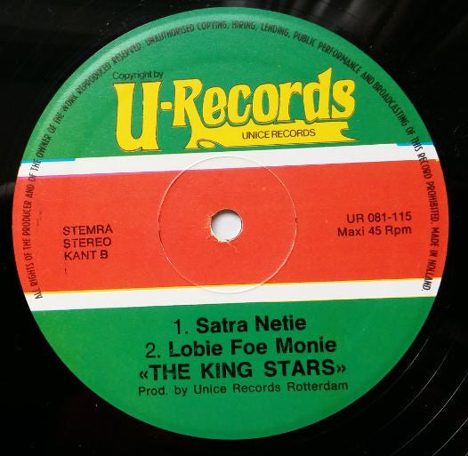 The King Stars : Lobie Foe Monie (12")