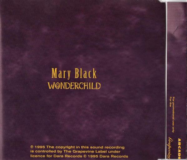 Mary Black : Wonderchild (CD, Single, Promo)